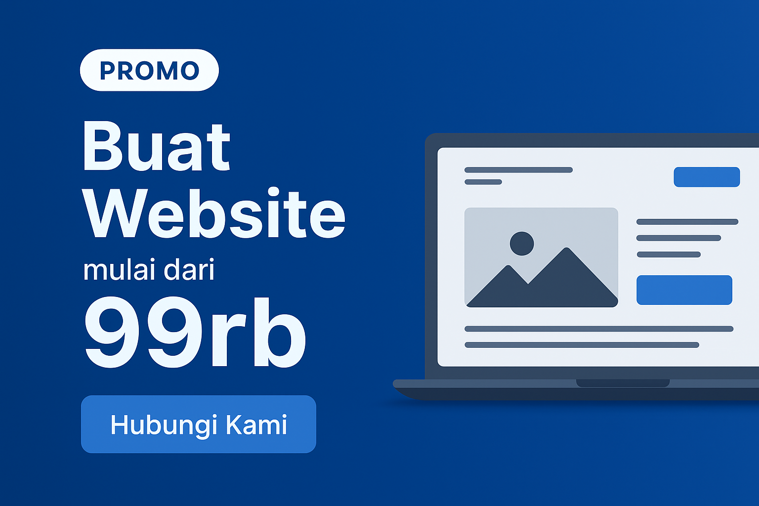 Promo Buat Website 99rb